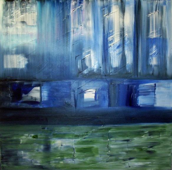 Jill Joy Transcendent Landscape - 48x48 - oil on canvas