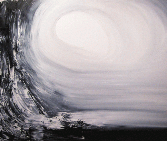 Jill Joy - Wave - oil on canvas- 60x72" - 2012